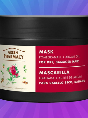 Mask with pomegranate and argan oil for dry damaged hair 300 ml new