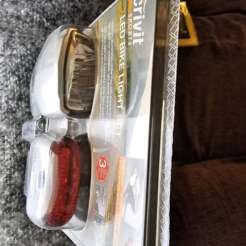 Bicycle lights new in sealed packaging, front and rear set