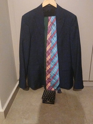 Boss double-breasted jacket blue, like new