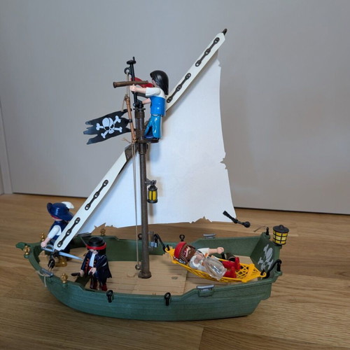 Playmobil Pirate Ship with Crew and Accessories