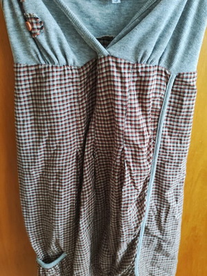 Helmi dress S checked with grey like new