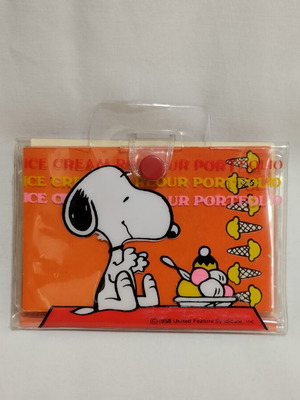 Snoopy '65 Mini Wallet Letter Set like new