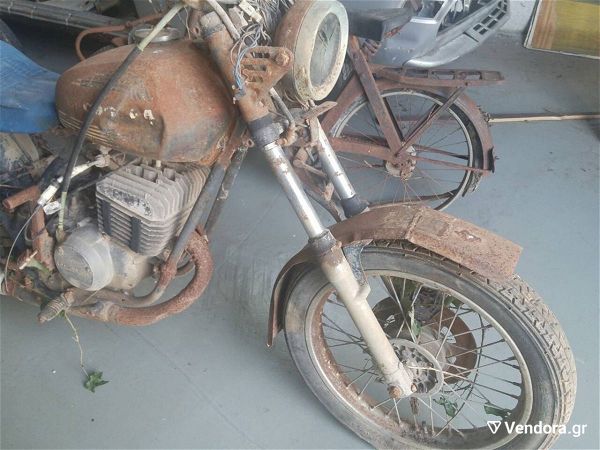  1979 HD-Cagiva Harley-Davidson 350 SST project barn find gia anakataskevi