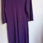 Cotton midi dress like new, purple, comfortable fit