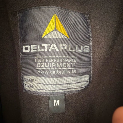 Delta Plus Yeman work jacket like new, black, size M