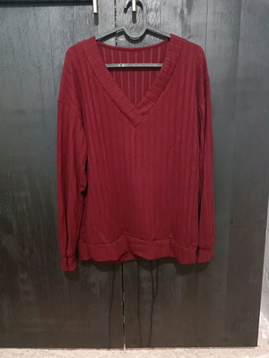 Shein women's blouse red new, size S
