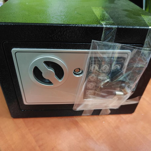 Mini Safe with Key and Digital Lock New