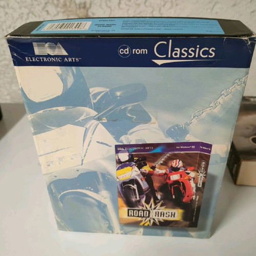 Road Rash EA Classics PC game used, big box English Windows