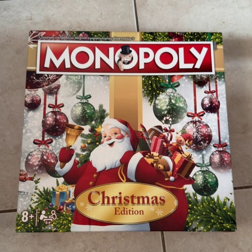 Monopoly Christmas and Palermo board games used, set of 2