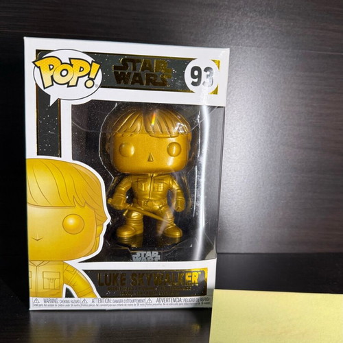 Funko Pop Star Wars Luke Skywalker Gold Metallic #93 mint