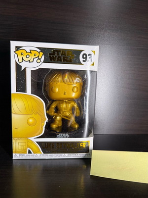 Funko Pop Star Wars Luke Skywalker Gold Metallic #93 mint