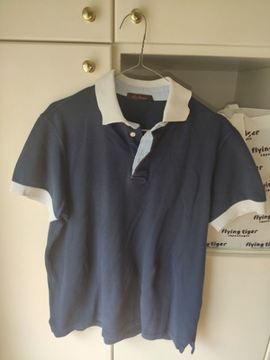 Set of 2 men's polo shirts Glou Premium navy blue and Joxx burgundy used