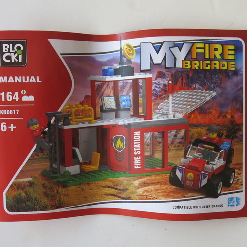 My Fire Brigade Blocki building blocks set used, without box
