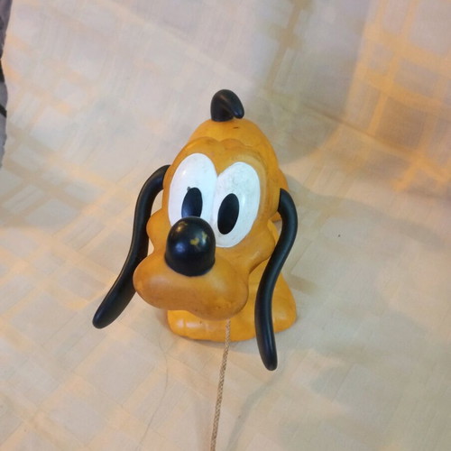 Disney Pluto pull toy used with sound