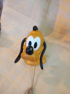 Disney Pluto pull toy used with sound