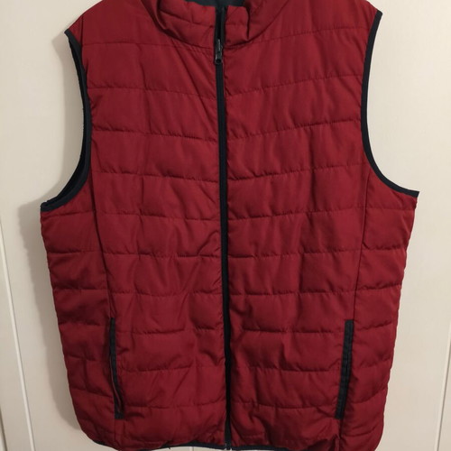 Quilted Double Face Vest size XXL like new, blue and red