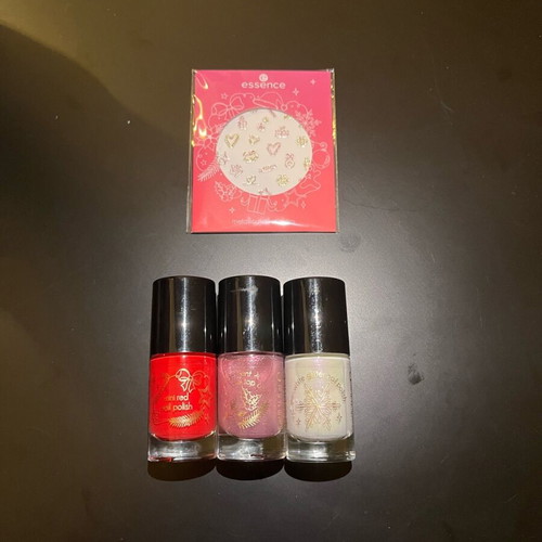 Essence nail polish and nail stickers new, set of 3