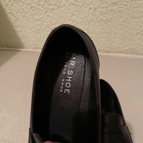 Suit shoe used, 100% leather, black, size 46