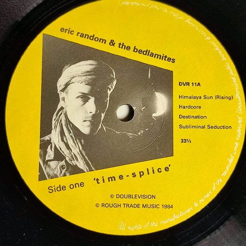 Eric Random & The Bedlamites Time-Splice vinyl used, electronic music