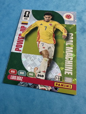 Panini Adrenalyn XL FIFA World Cup 2026 Luis Díaz Power-Up Card new