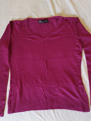 Zara pink sweater like new, size L