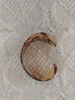 Leopard bracelet like new, brown