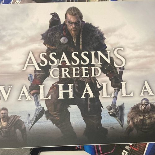 Ubisoft Assassins Creed Valhalla Store Promo Display Plastic new