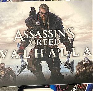 Ubisoft Assassins Creed Valhalla Store Promo Display Plastic Sign Σε εξαιρετική κατάσταση. Τιμή 100 Ευρώ