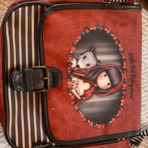 Santoro Gorjuss Little Red Riding Hood crossbody bag like new, red