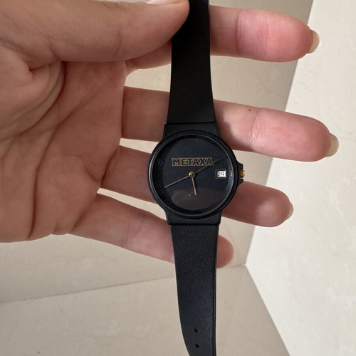 Wristwatches used, set of two, black and gray