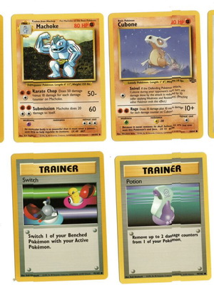 Pokémon 6 authentic cards like new condition