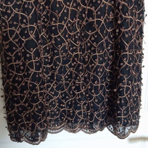 Vitsio Fashion evening dress with embroidered details and lace like new, size M