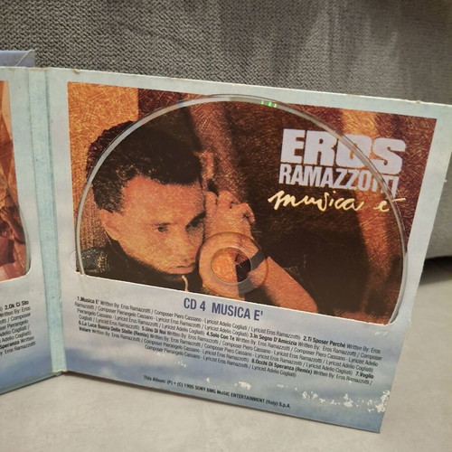 Eros Ramazzotti The Original Albums Collection 4 CD box set like new, pop
