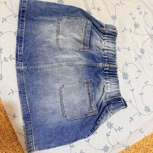 Demin mini skirt Shein like new, blue, size XL