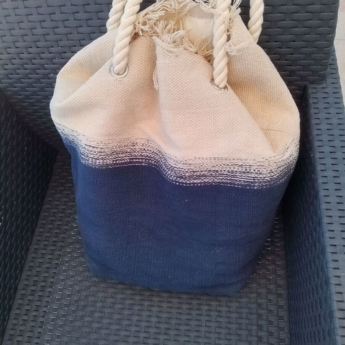 Oysho beach bag like new, thick canvas, 45x40 cm, inner pocket