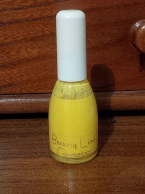 Beauty Line βερνίκι νυχιών Νο 400 σε καναρινί κίτρινο, 16 ml