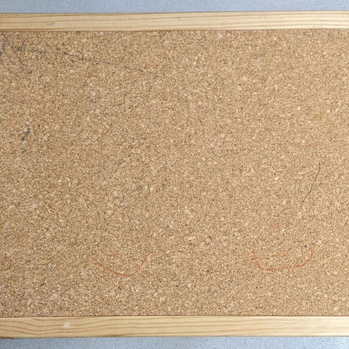 Cork bulletin board used 30x40 for pins