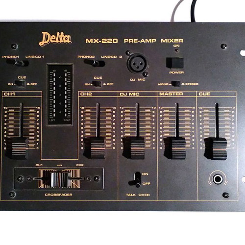 Delta MX-220 pre-amp mixer audio mixer new
