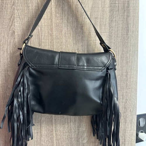 Black bag with fringes