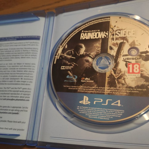 Ps4 Game Rainbows Siege used, in very good condition