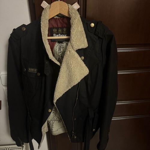 Barbour jacket used, classic waxed with reinforced lining