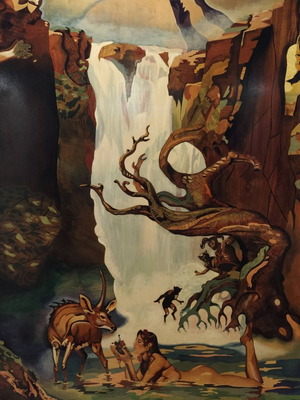 Πίνακας MARQUETRY διστάσεων 1.20m Χ 1.80m