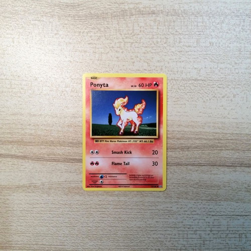 Pokémon Ponyta Evolutions 2016 Common card near mint