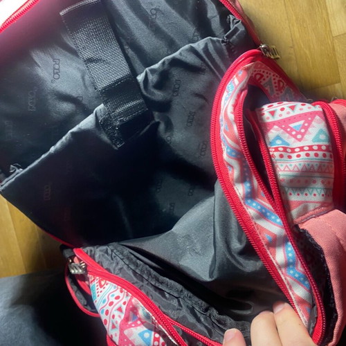Polo backpack used, large, pink