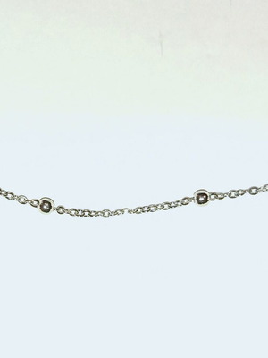 Thin silver chain bracelet brand new