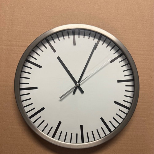 IKEA round wall clock, 30.5cm diameter, sturdy build