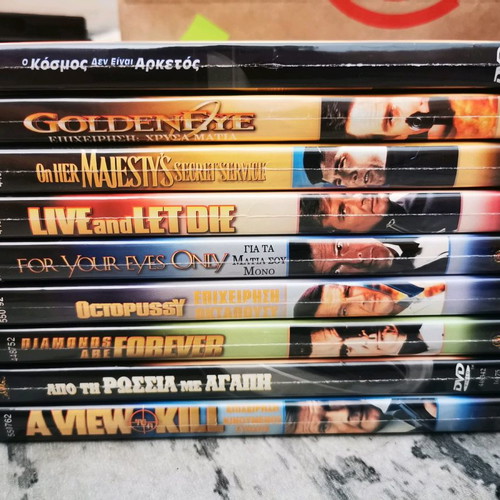 James Bond 9 DVD original editions new