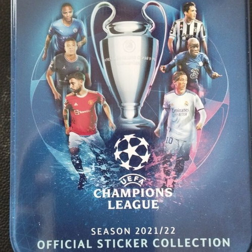 Champions League metal box 2021/22 like new, Topps