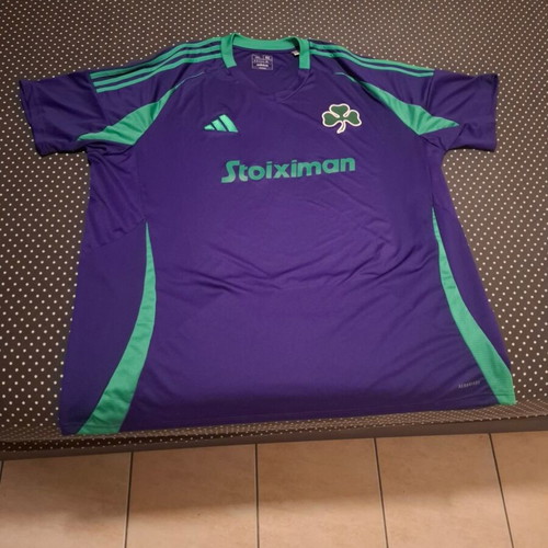 Panathinaikos 3XL Third Jersey 2025-26 Purple, New Authentic