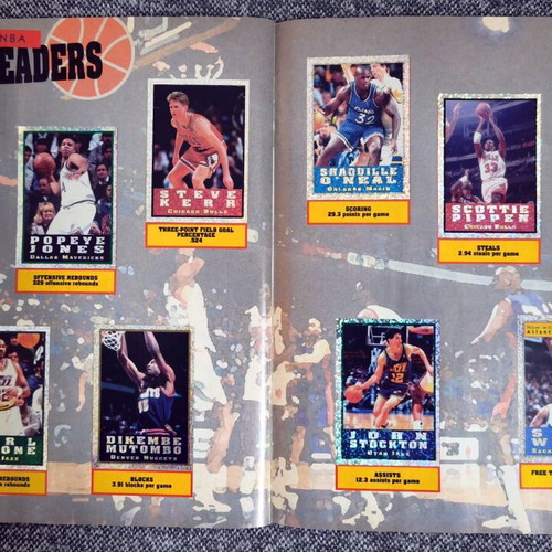 Panini NBA Basketball 1995-1996 album like new